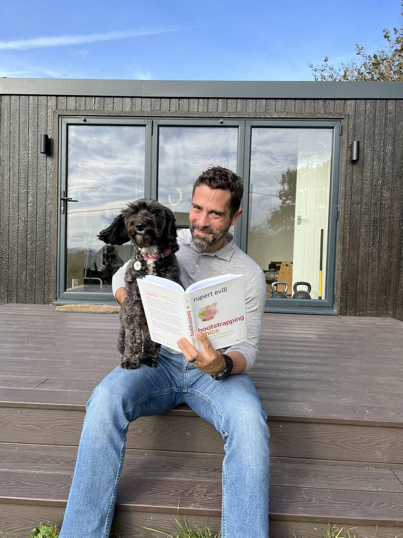 Reading with the dog